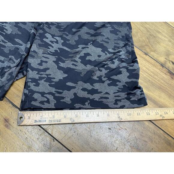 Lululemon Shorts Men’s M Gray Camo Pace Breaker 9" Lined Athletic Running Gym - Picture 8 of 10